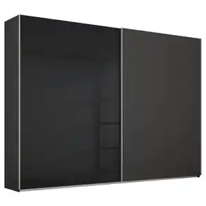 Xora Schwebetürenschrank, Graphit, Metall, 8 Fächer, 271x236x68 cm, Blauer Engel, Goldenes M, Made in Germany, Typenauswahl, Beimöbel erhältlich, umfangreiches Zubehör in verschiedenen Größen