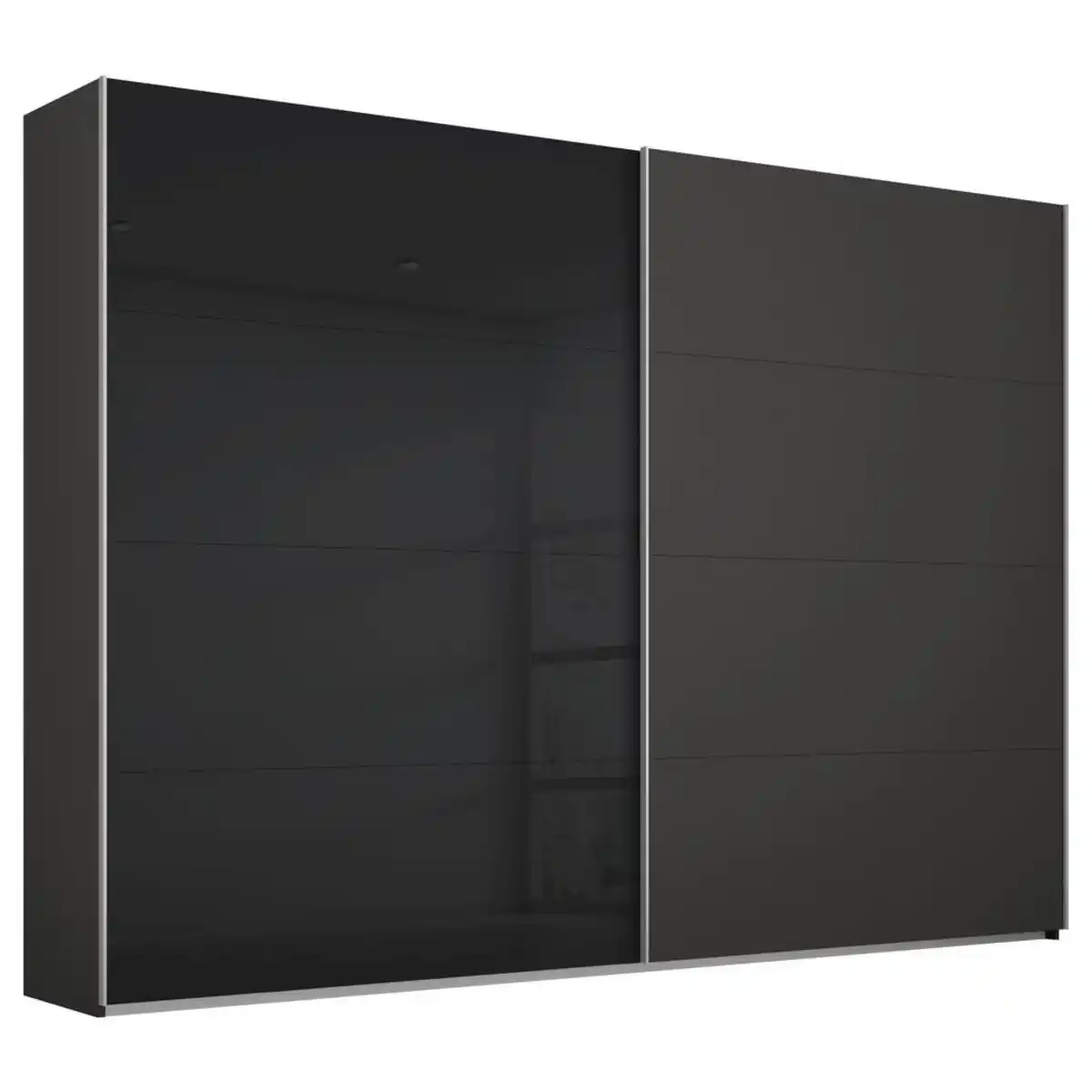 Bild 1 von Xora Schwebetürenschrank, Graphit, Metall, 8 Fächer, 271x236x68 cm, Blauer Engel, Goldenes M, Made in Germany, Typenauswahl, Beimöbel erhältlich, umfangreiches Zubehör in verschiedenen Größen