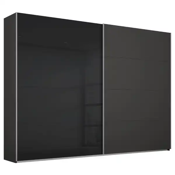 Bild 1 von Xora Schwebetürenschrank, Graphit, Metall, 8 Fächer, 271x236x68 cm, Blauer Engel, Goldenes M, Made in Germany, Typenauswahl, Beimöbel erhältlich, umfangreiches Zubehör in verschiedenen Größen