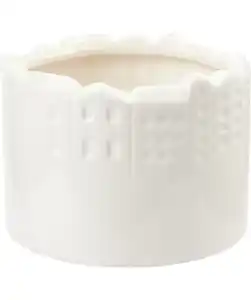 Pflanztopf Häuser, weiß