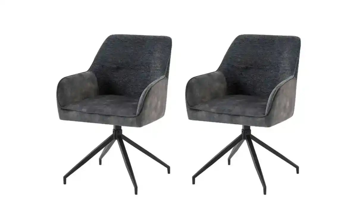 Bild 1 von by Living Armlehnenstuhl 2er-Set extra breite Sitzschale Jacky