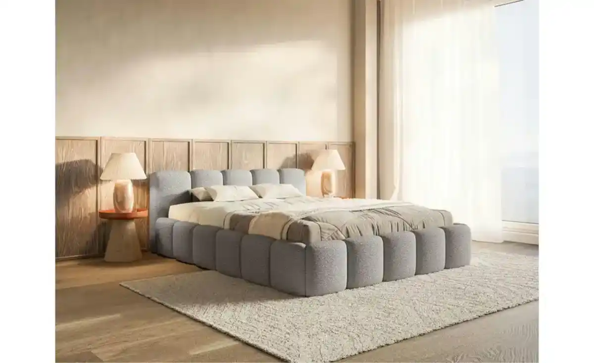 Bild 3 von Selsey Polsterbett mit Bettkasten Cloudy Low