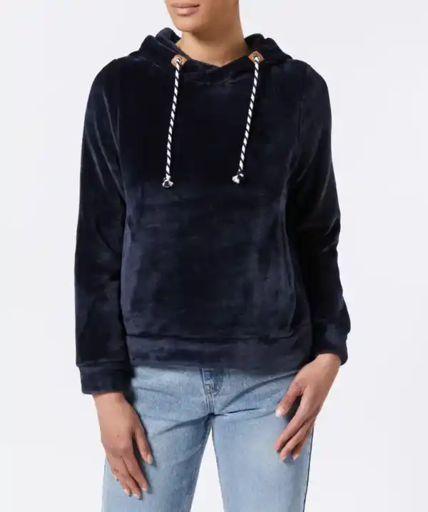 Bild 1 von Kuscheliger Fleecepullover, dunkelblau