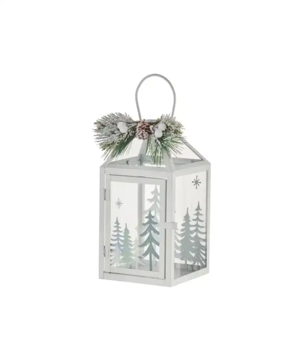 Bild 1 von Laterne Weihnachten, weiß