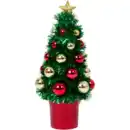 Bild 2 von Künstlicher Mini-Weihnachtsbaum mit Kugeln