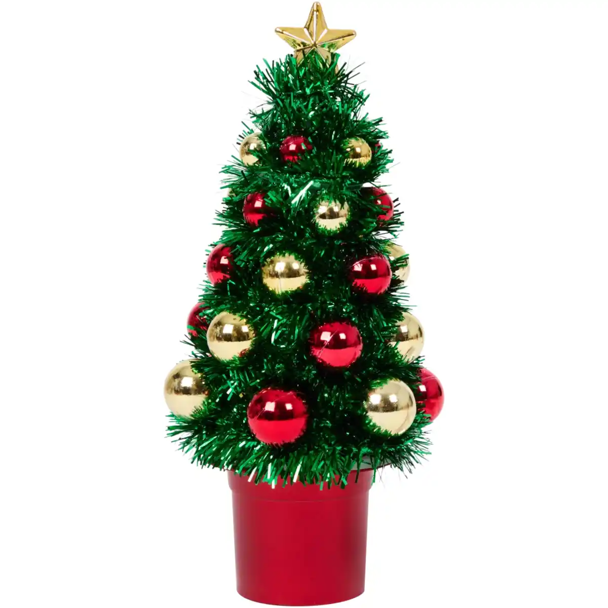 Bild 2 von Künstlicher Mini-Weihnachtsbaum mit Kugeln