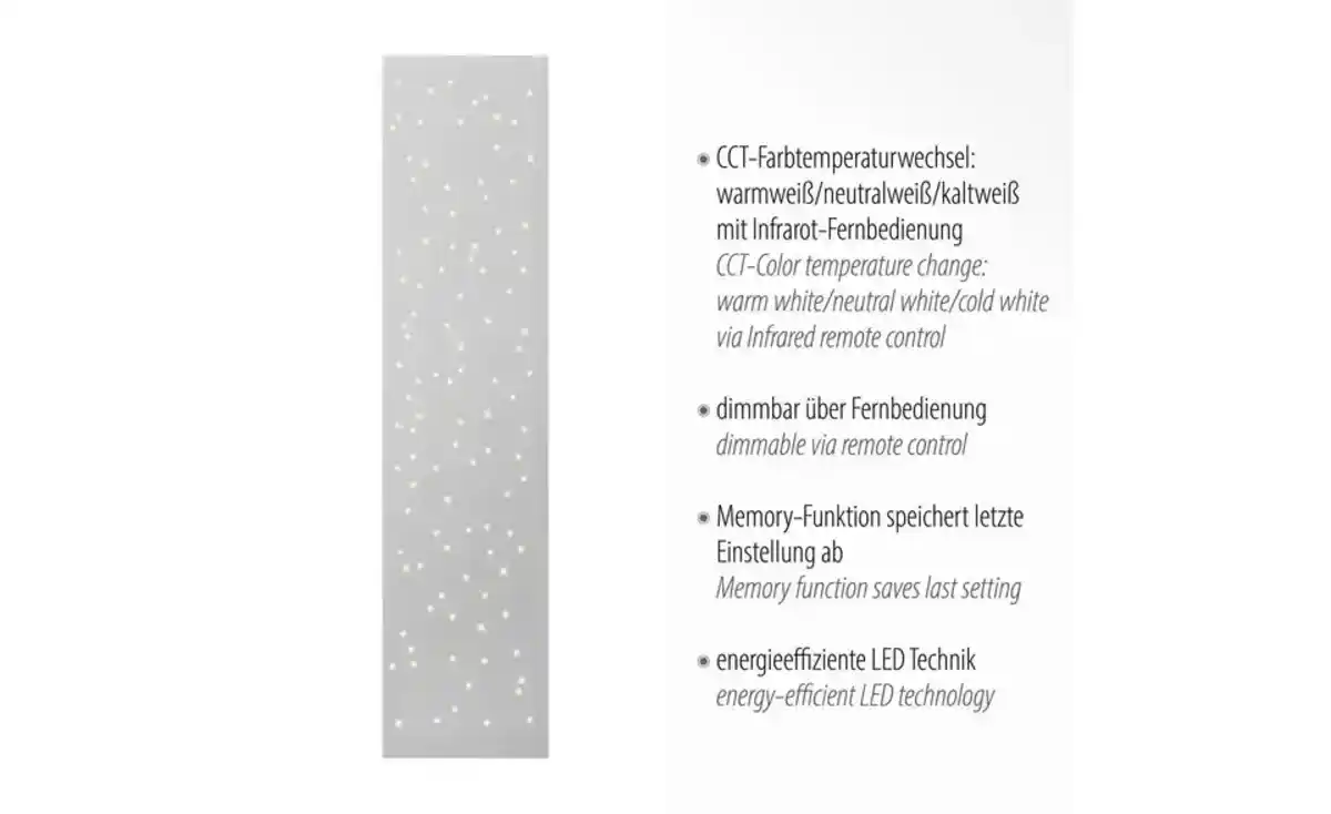 Bild 4 von Paul Neuhaus LED-Deckenleuchte, Nickel-matt, Sternenhimmel