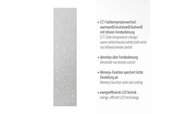 Bild 4 von Paul Neuhaus LED-Deckenleuchte, Nickel-matt, Sternenhimmel