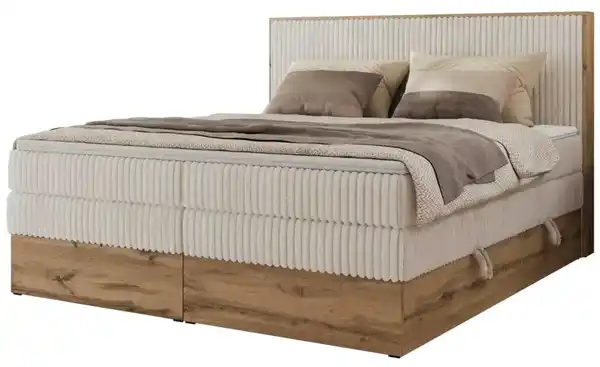 Bild 2 von Boxspringbett mit Bettkasten Wood Classic King