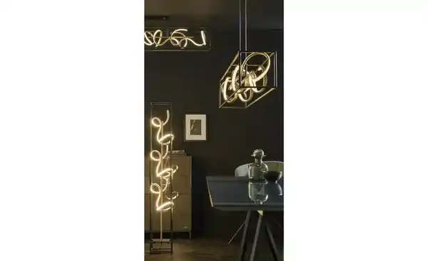 Bild 4 von Paul Neuhaus LED-Deckenleuchte schwarz/goldfarben Selina