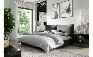 Polsterbett mit Bettkasten Glam