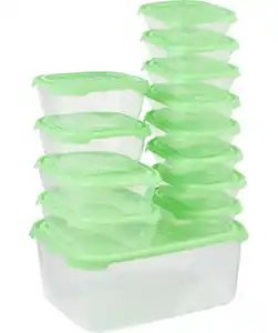 Mikrowellengeeignete Frischhaltedosen, grün