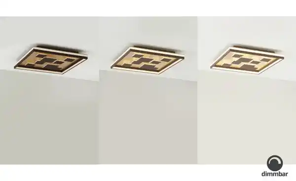 Bild 3 von Fischer-Honsel LED-Deckenleuchte braun-rost, eckig