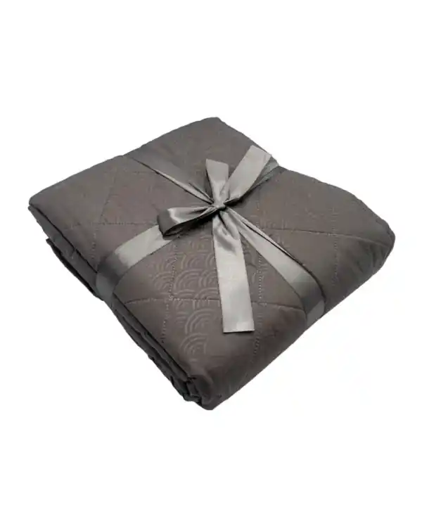 Bild 1 von Samt-Tagesdecke mit Wendefunktion, taupe