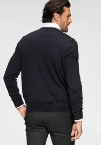 OLYMP Rundhalspullover Luxor moderner Strickpullover