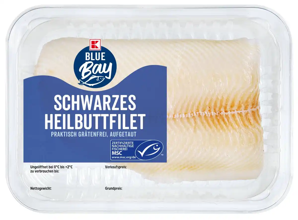 Bild 1 von K-BLUE BAY Schwarzes Heilbuttfilet, kg
