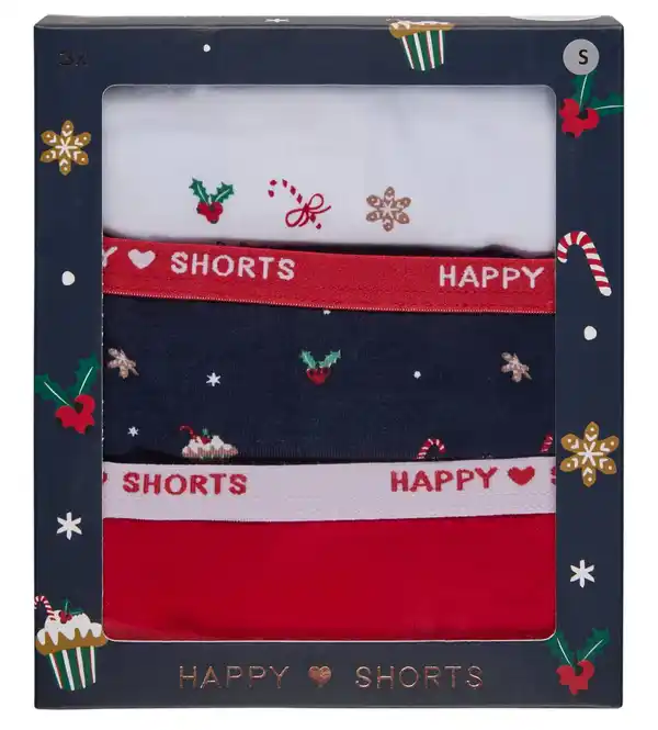 Bild 3 von HAPPY SHORTS Damen-Hipster, 3-St.-Packg.