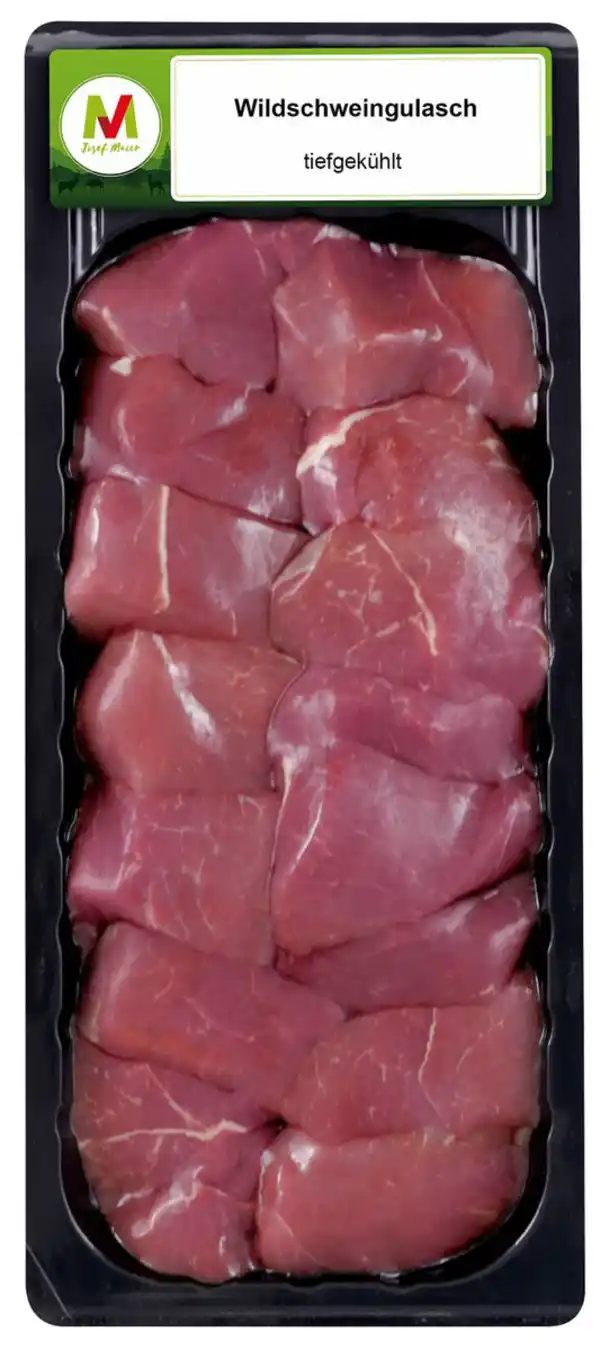 Bild 1 von JOSEF MAIER Wildschweingulasch, 500-g-Packg.