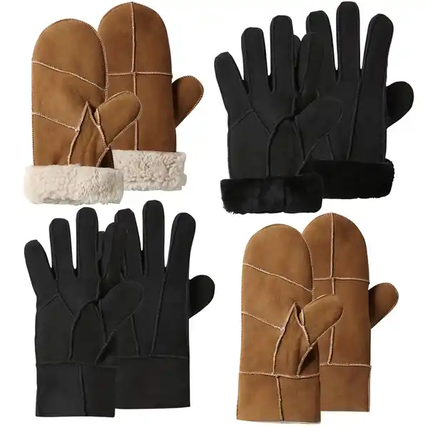 Bild 1 von OYANDA®/TOWNLAND® Lammfellhandschuhe bzw. -fäustlinge, Paar