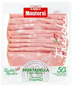 MONTORSI Mortadella 4 Castelli, 120-g-Packg.
