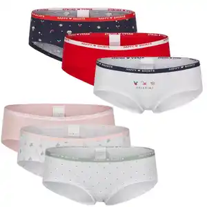 HAPPY SHORTS Damen-Hipster, 3-St.-Packg.