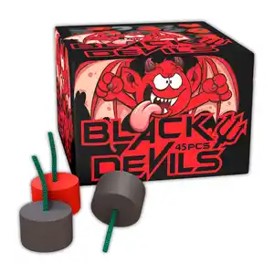 Silvesterzauber Knisterbomben "Black Devils"