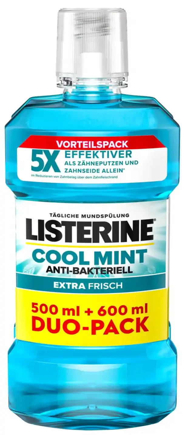 Bild 1 von LISTERINE Mundspülung Duo-Pack, 1,1-l-Packg.