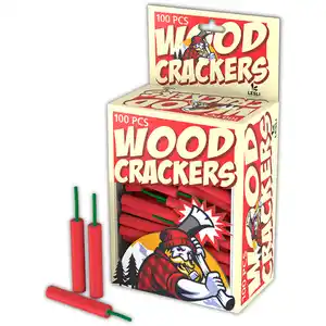 Silvesterzauber Mini-Knistersternspucker "Wood Crackers"