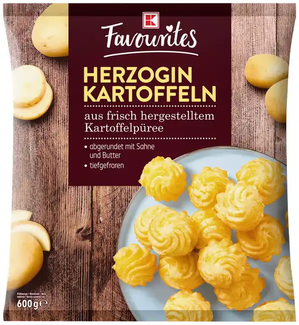 Bild 1 von K-FAVOURITES Herzogin-Kartoffeln, 600-g-Packg.