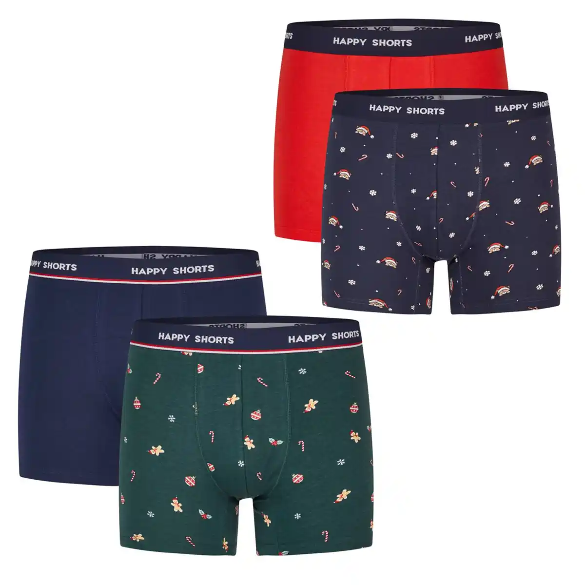 Bild 1 von HAPPY SHORTS Herren-Retroshorts, 2-St.-Packg.