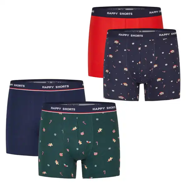 Bild 1 von HAPPY SHORTS Herren-Retroshorts, 2-St.-Packg.
