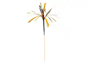 Cocktail-Palmen schwarz gold/silber