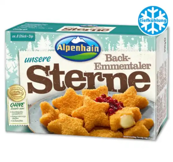 Bild 1 von ALPENHAIN Back-Emmentaler Sterne*