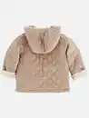 Bild 2 von Baby unisex Nickijacke mit Kapuze Beige