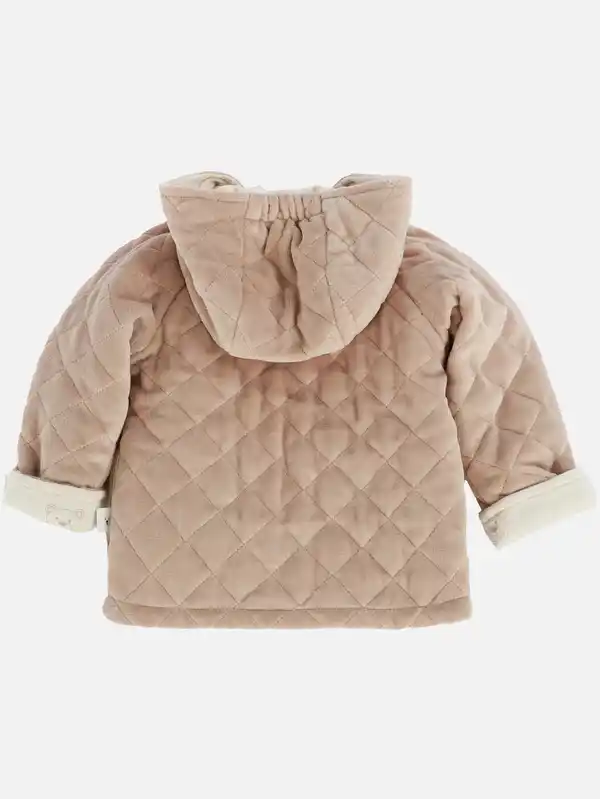 Bild 2 von Baby unisex Nickijacke mit Kapuze Beige
