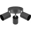 Bild 1 von Wohnraumleuchte 3-flammig schwarz