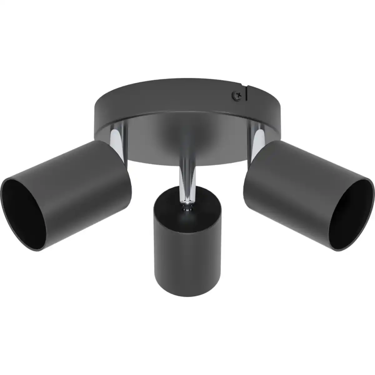 Bild 1 von Wohnraumleuchte 3-flammig schwarz