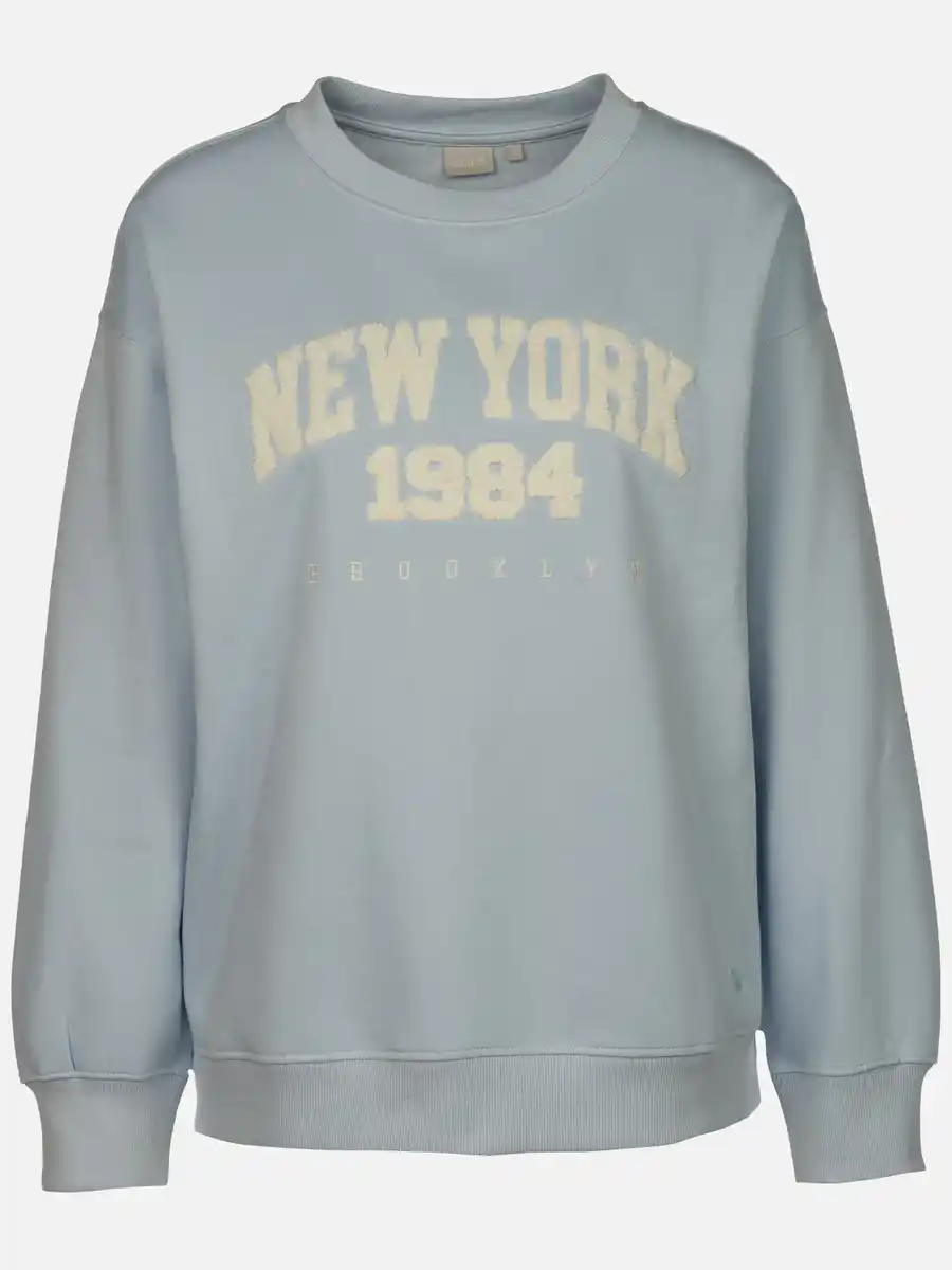 Bild 1 von Damen Sweatshirt mit Stickerei Blau