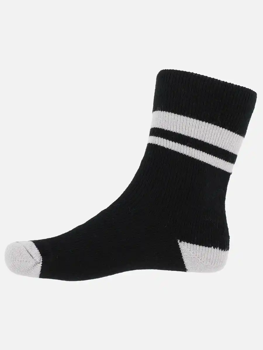 Bild 1 von Herren Thermosocken geringelt oder unifarben Schwarz