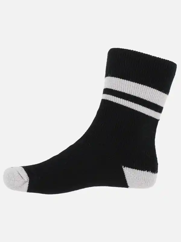 Bild 1 von Herren Thermosocken geringelt oder unifarben Schwarz