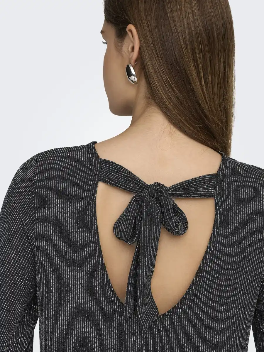 Bild 3 von Only ONLCAROL L/S GLITTER Kleid Schwarz