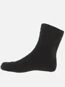 Herren Thermosocken geringelt oder unifarben Schwarz
