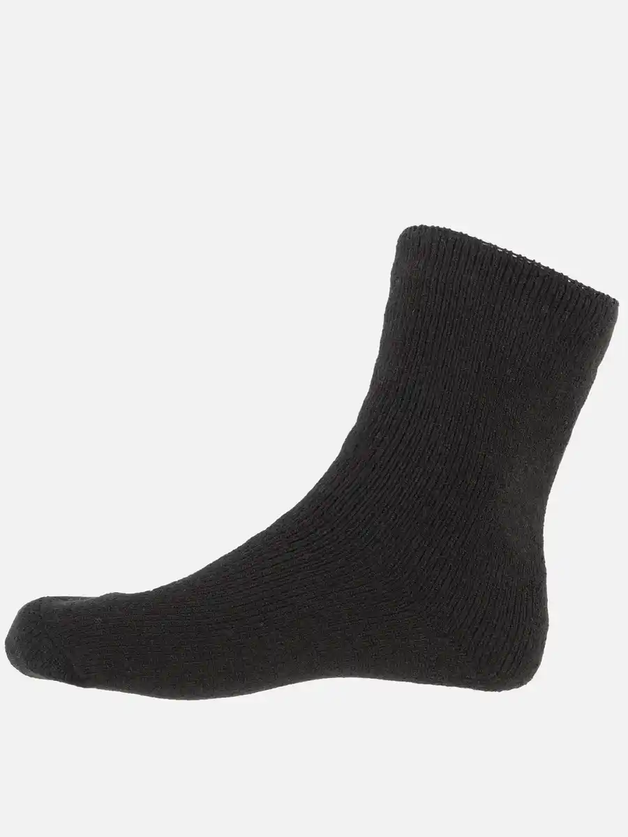 Bild 1 von Herren Thermosocken geringelt oder unifarben Schwarz