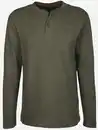 Bild 1 von Herren Henleyshirt in Waffeloptik Oliv