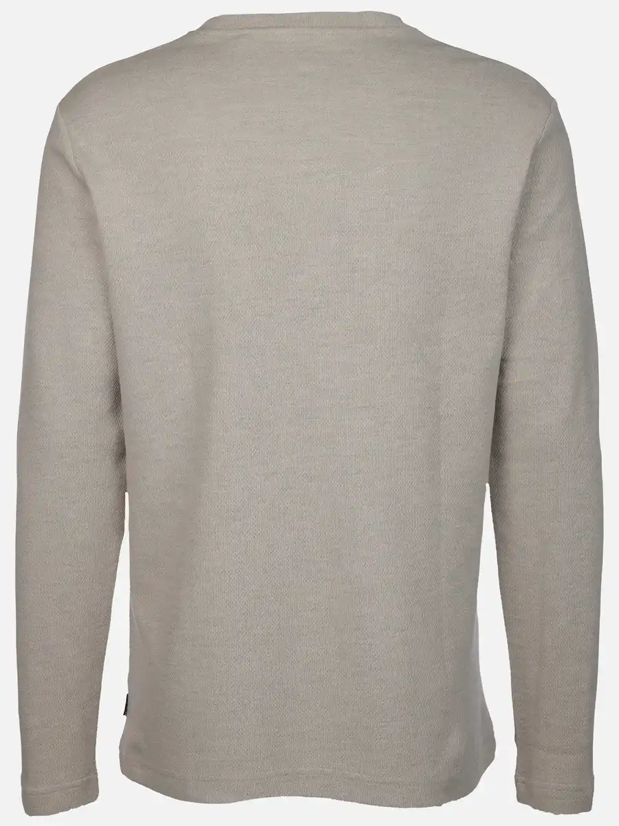 Bild 2 von Herren Henleyshirt in Waffeloptik Grau