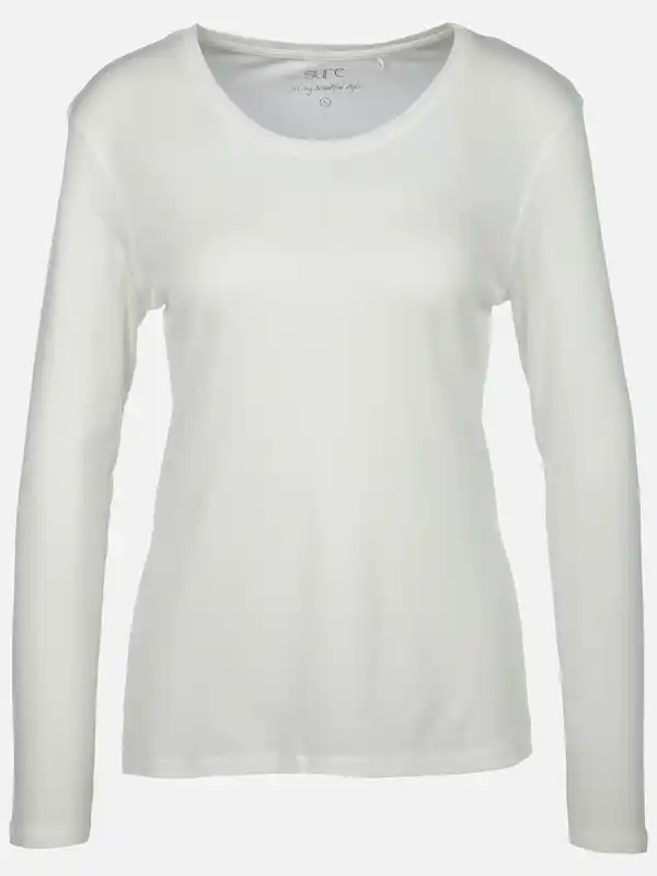 Bild 1 von Damen Langarmshirt Weiß
