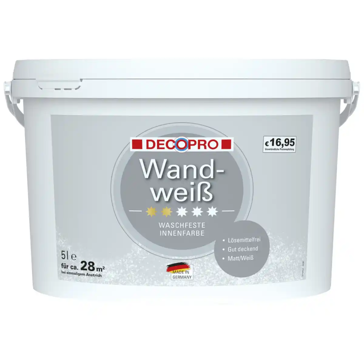 Bild 1 von DECOPRO Wandweiß 5 Liter matt
