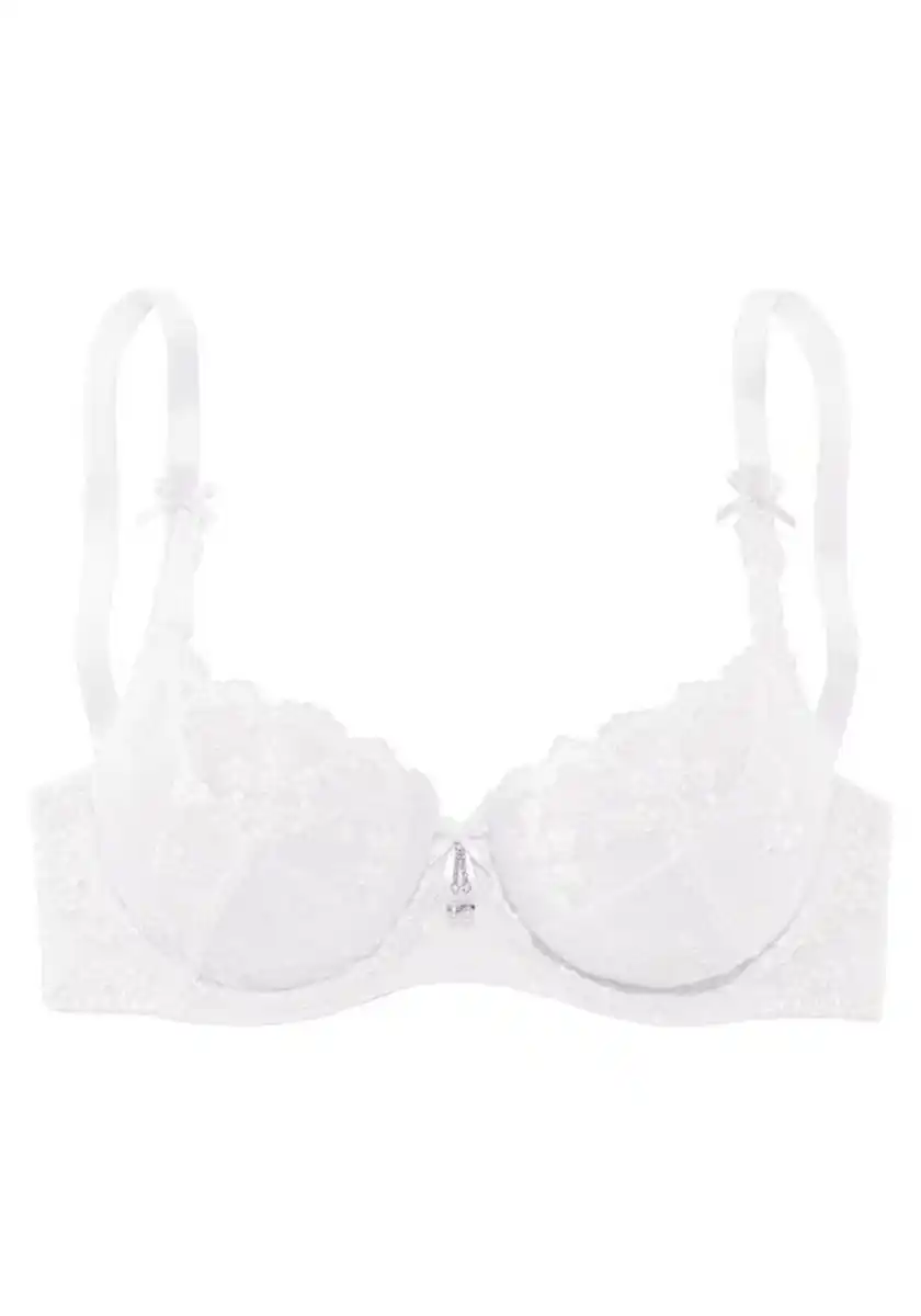 Bild 1 von LASCANA Bügel-BH mit transparenter Stickerei-Spitze, Dessous