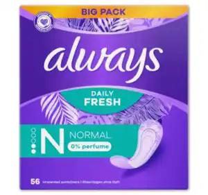 ALWAYS Slipeinlagen Daily fresh