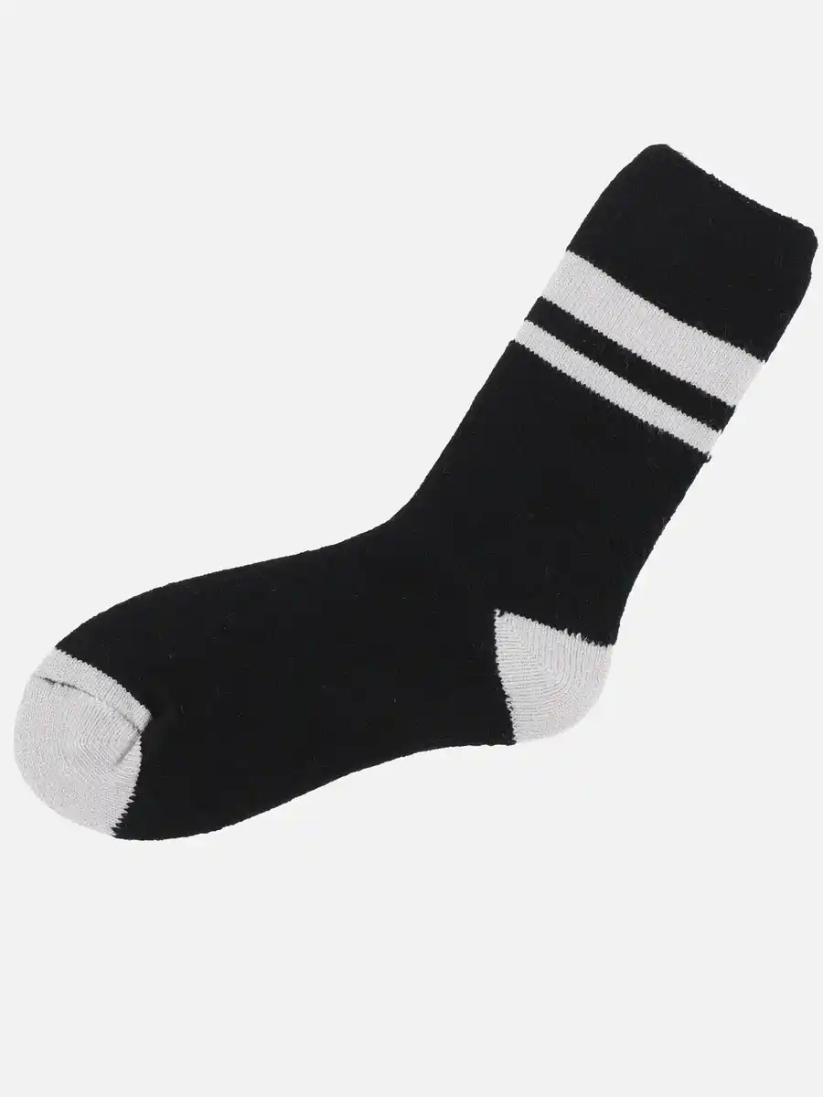 Bild 2 von Herren Thermosocken geringelt oder unifarben Schwarz